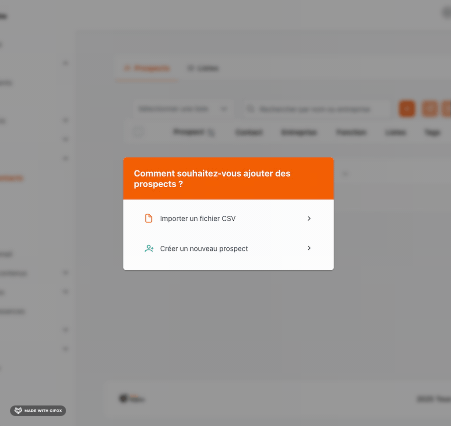 Optimisez toute votre prospection
